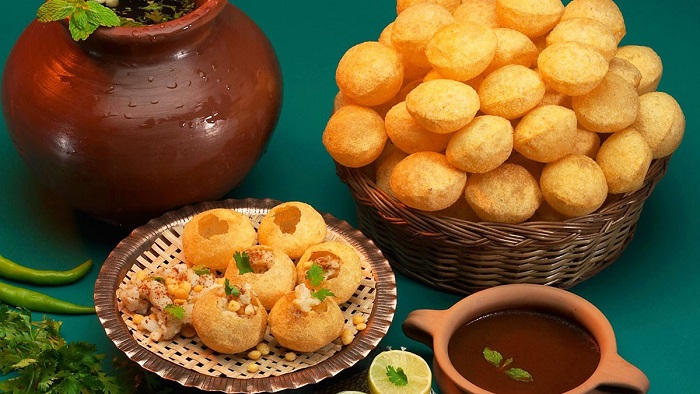 Bánh Pani Puri - đặc trưng ẩm thực đường phố Ấn Độ