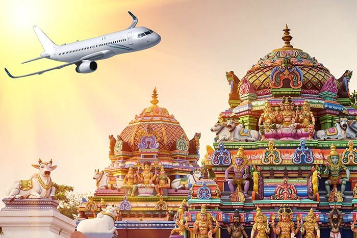 Du lịch Ấn Độ đi theo đường hàng không sử dụng máy bay